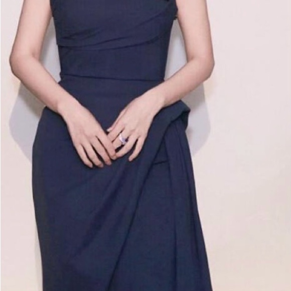 Chiara Boni Navy Dress size 8 - Picture 8 of 9